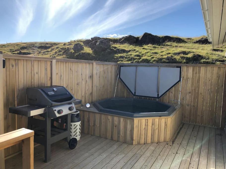 Eyvik Cottages - Private Hot Tub! Selfoss Luaran gambar