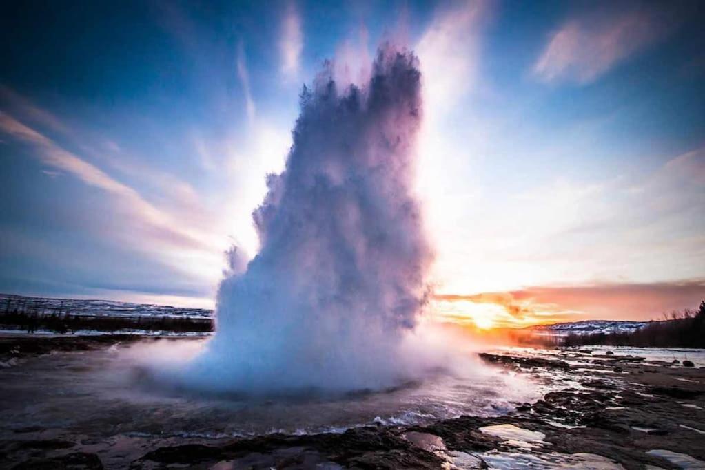 Eyvik Cottages - Private Hot Tub! Selfoss Luaran gambar