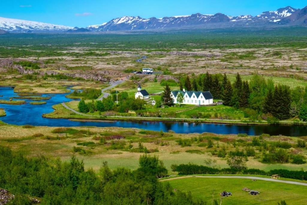 Eyvik Cottages - Private Hot Tub! Selfoss Luaran gambar